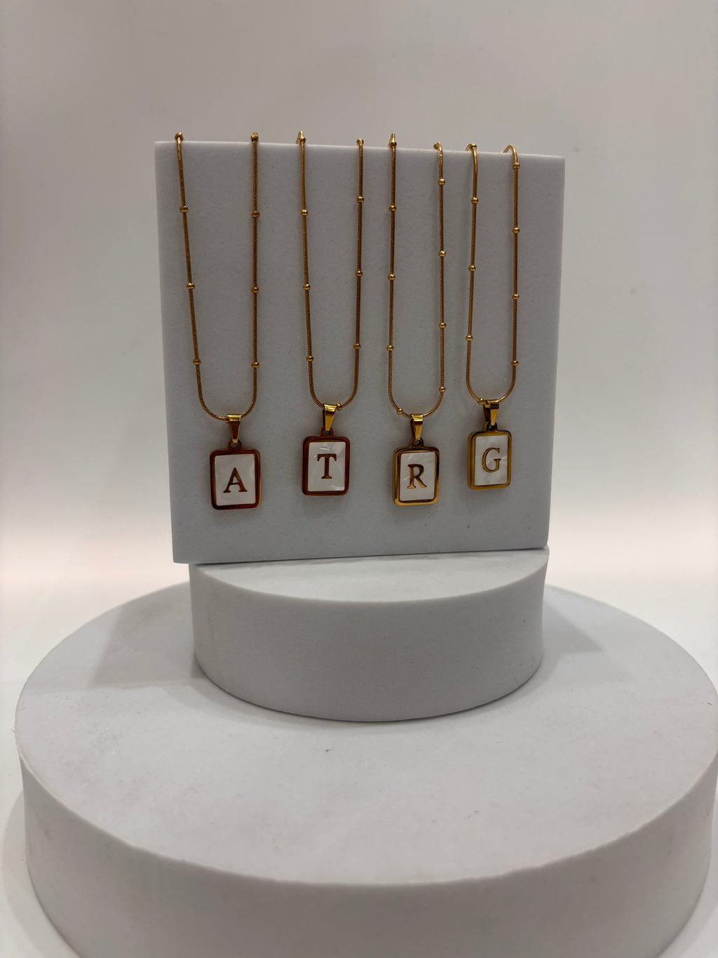 Initial necklace