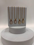 Initial necklace
